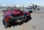 Lamborghini Veneno Roadster on Italian Navy Cavour 2014 года
